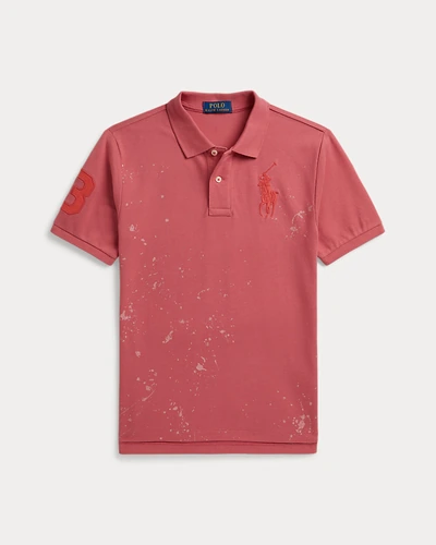 Поло Big Pony с принтом в стиле брызг краски Ralph Lauren