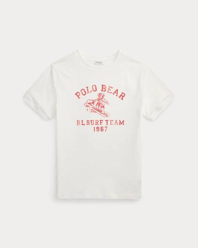 Хлопковая футболка с Polo Bear