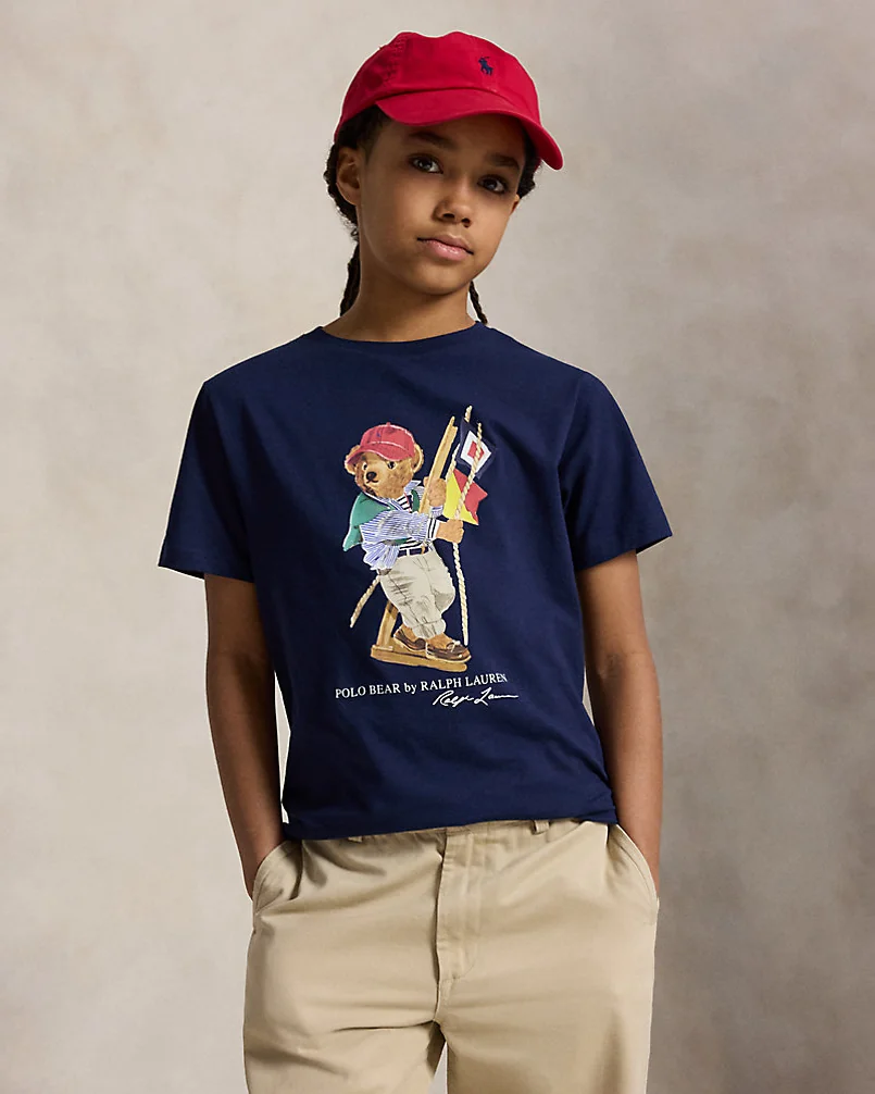 Хлопковая футболка с Polo Bear — 1