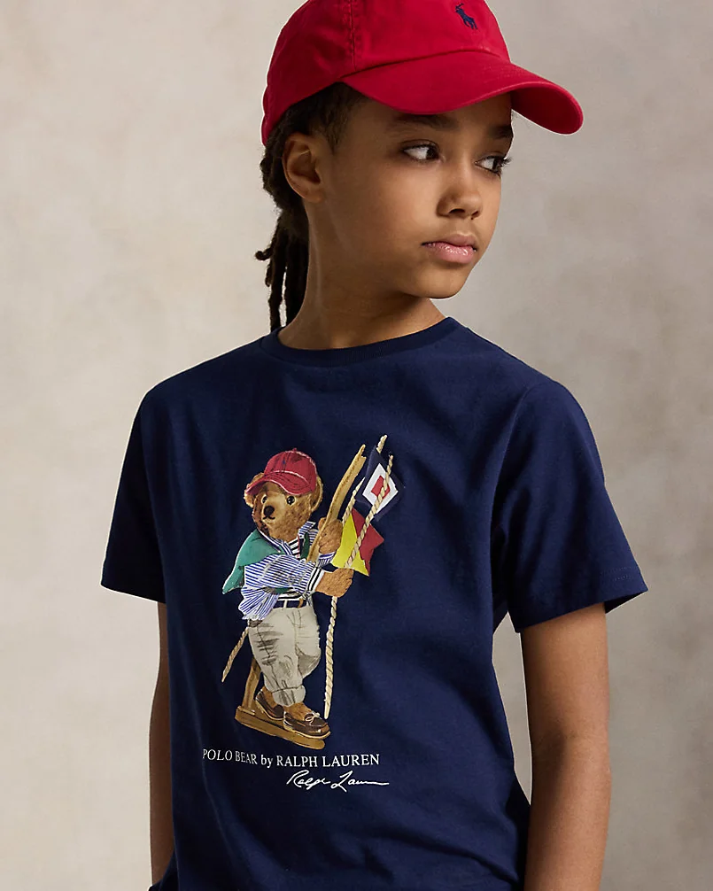 Хлопковая футболка с Polo Bear — 5