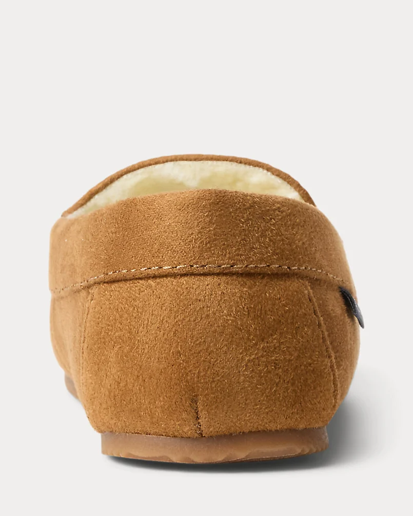 Тапочки с медведем Polo из искусственной овчины — 3