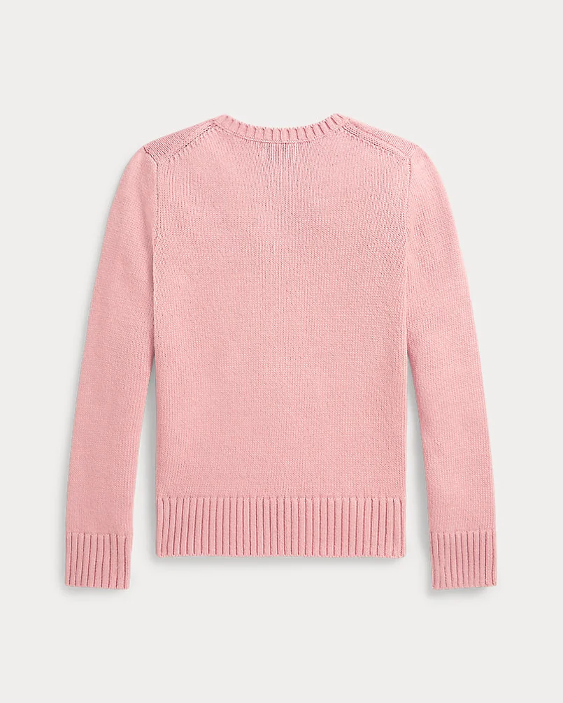 Свитер с мишкой Polo Bear из смесового хлопка — 3