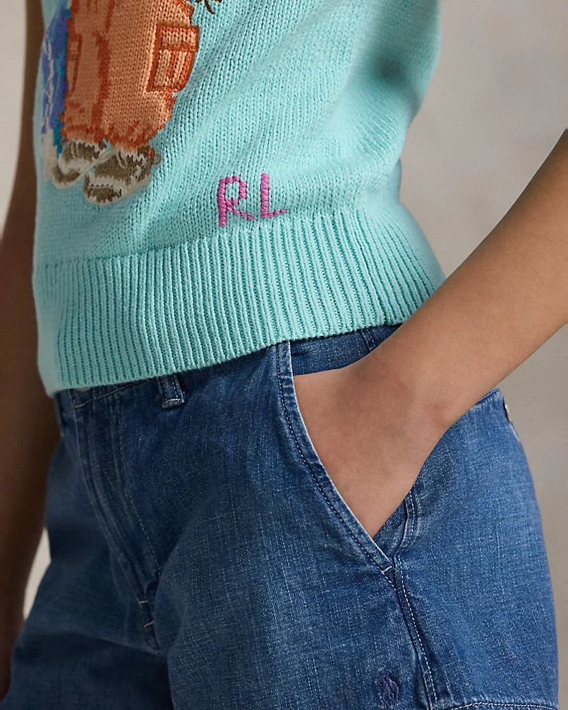 Свитер с коротким рукавом Polo Bear — 5