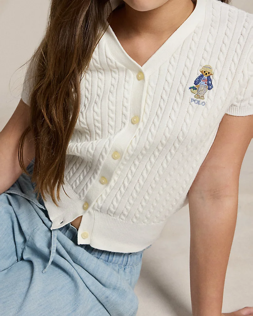 Кардиган Polo Bear с V-образным вырезом — 5