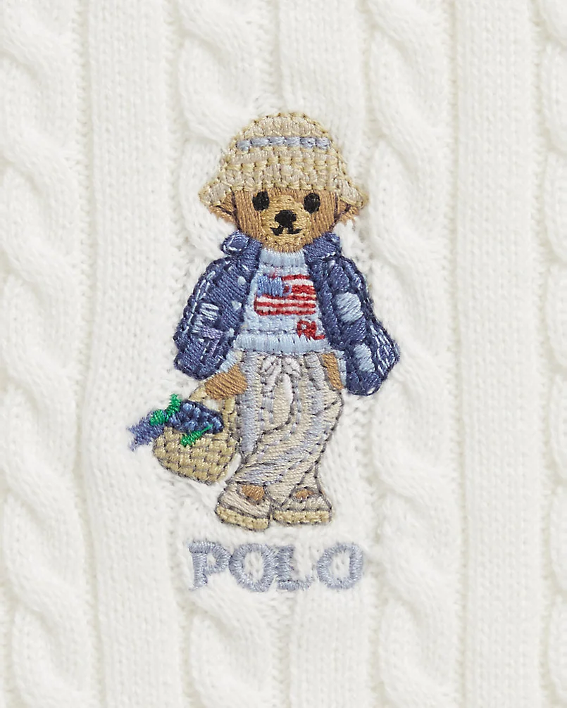 Кардиган Polo Bear с V-образным вырезом — 7