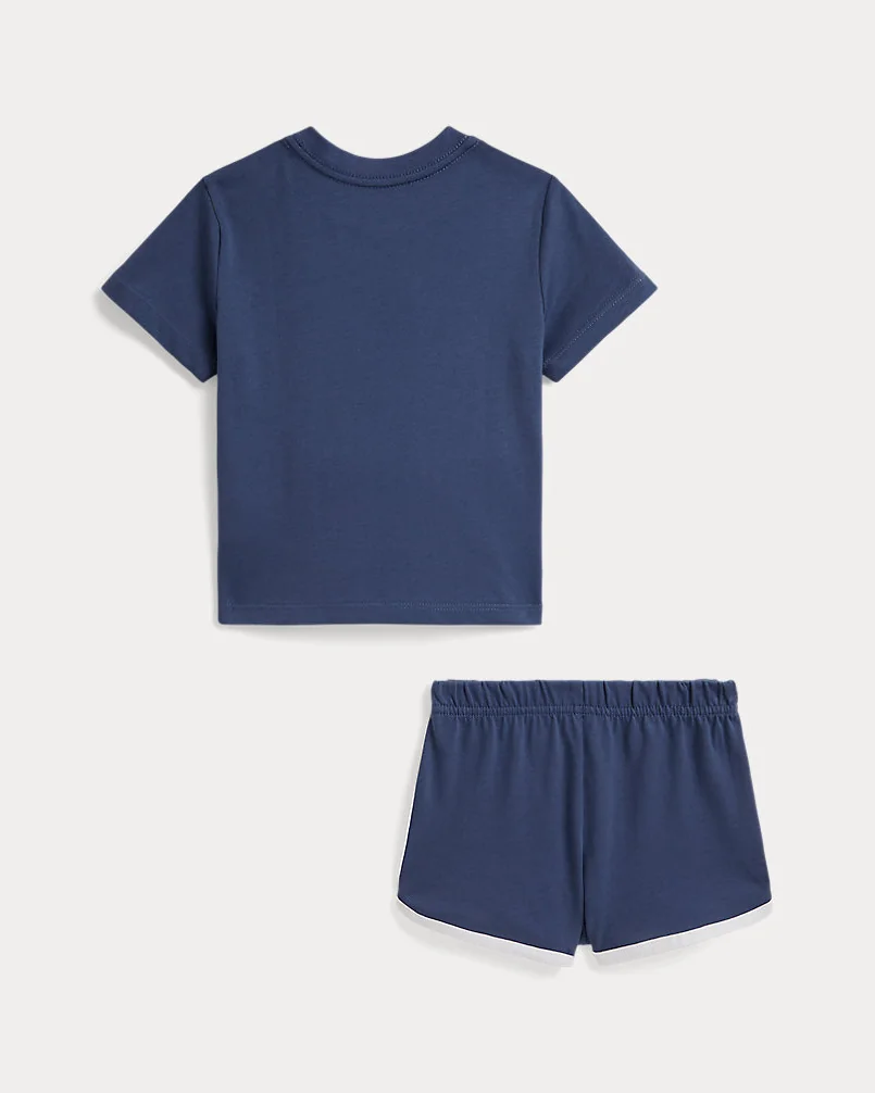 Хлопковый комплект футболка и шорты с Polo Bear — 2