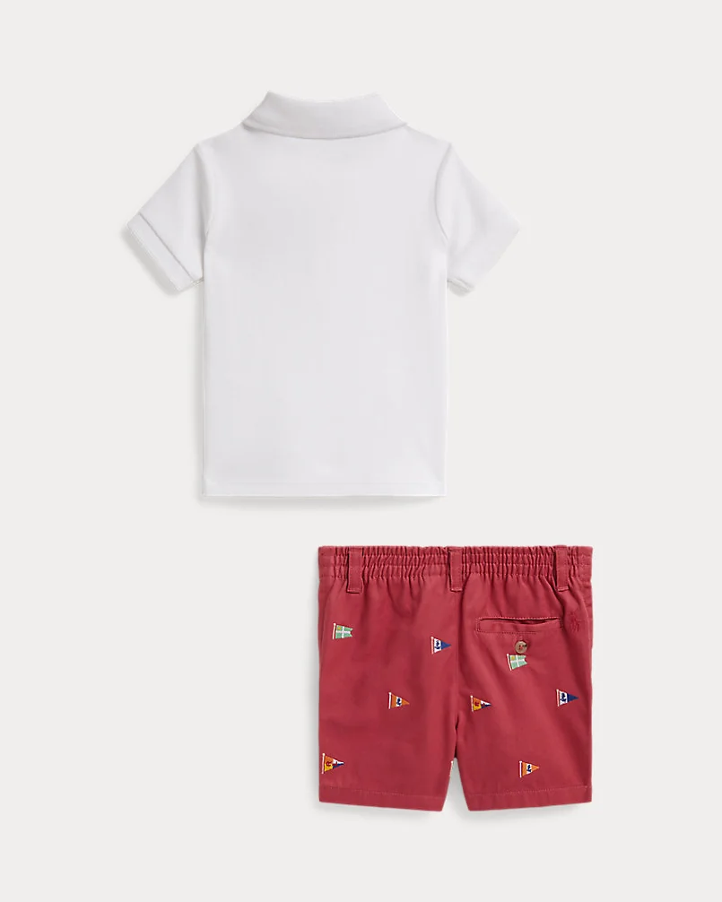 Комплект поло и шорты с мишкой Polo Bear — 2