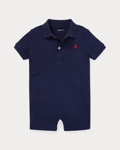 Хлопковый комбинезон-шортал Polo