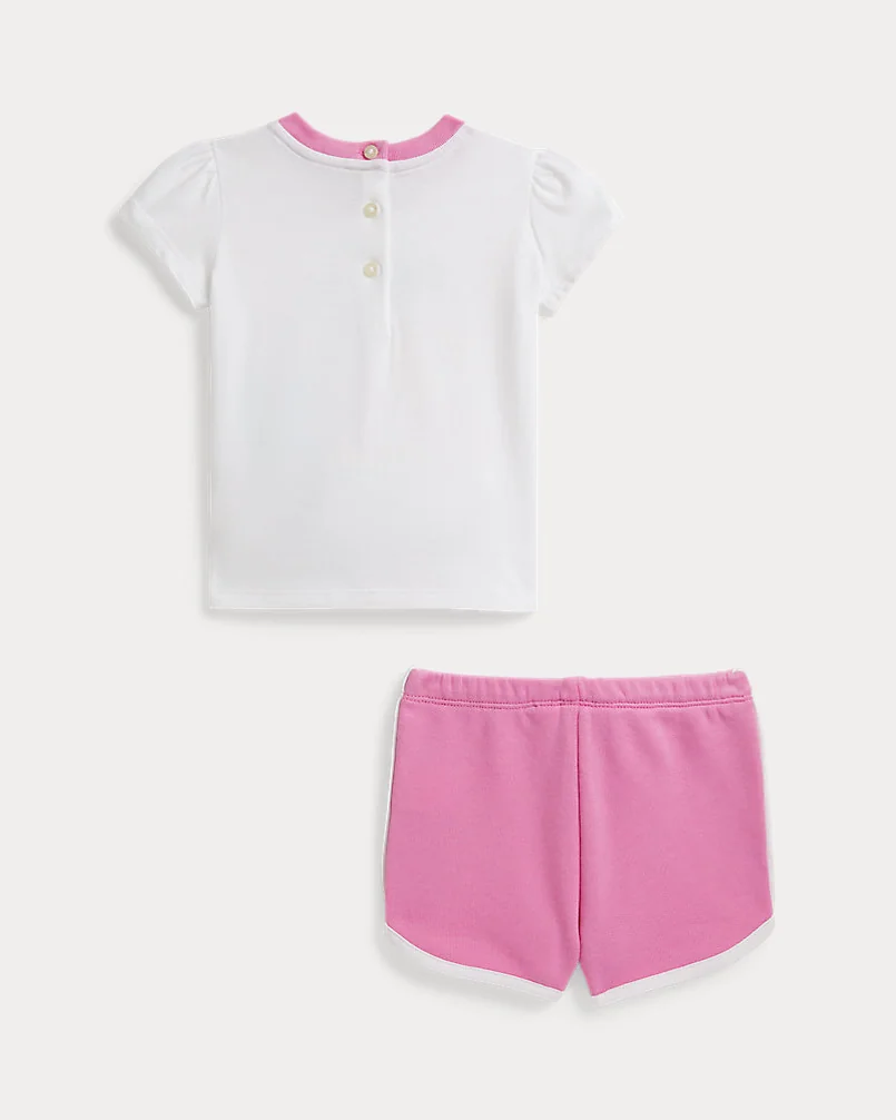 Футболка Polo Bear и шорты из терри — 2