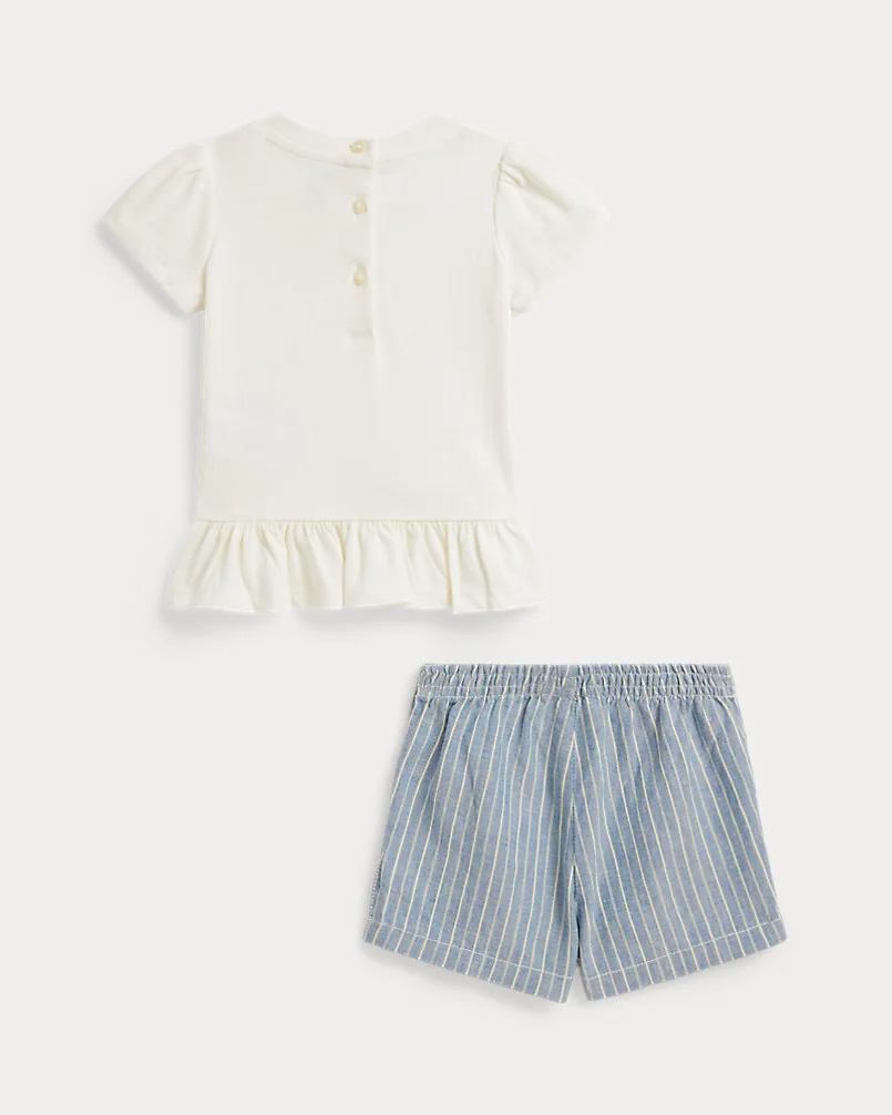 Комплект из футболки Polo Bear и шорт — 2