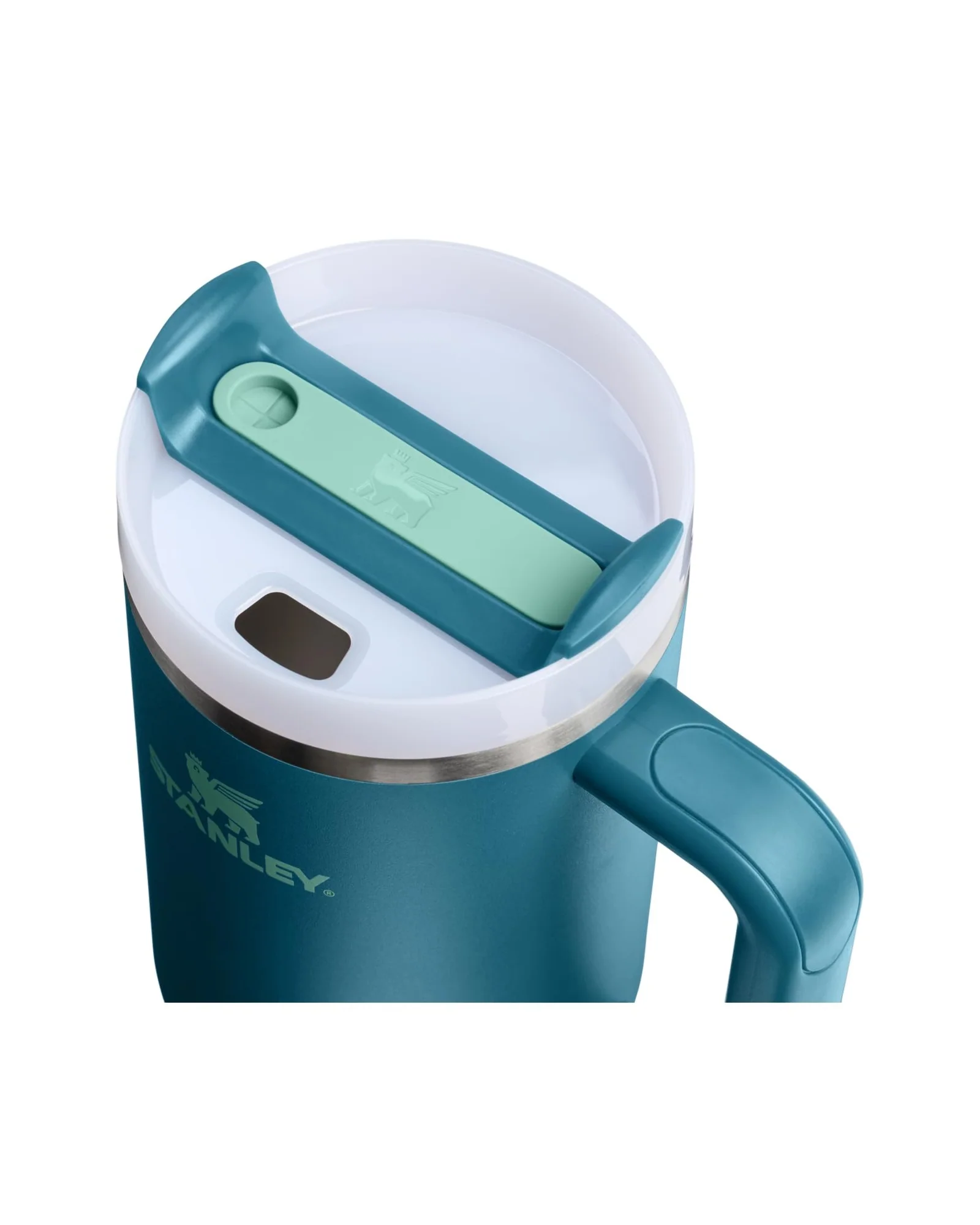 Термокружка Stanley Quencher H2.0 40 oz Прибрежный бирюзовый Teal — 2