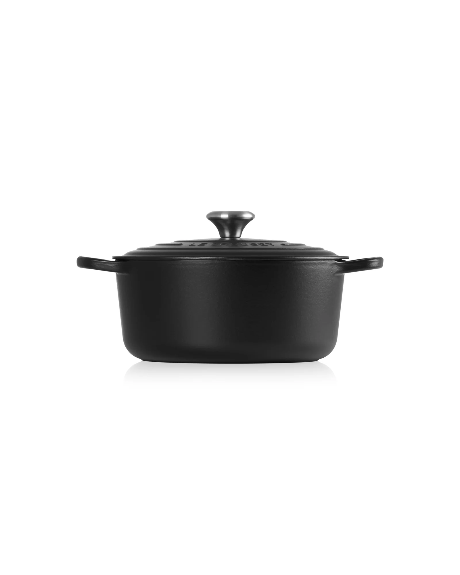 Чугунная кокотница Le Creuset Signature 5.5 qt Чёрный Licorice — 4
