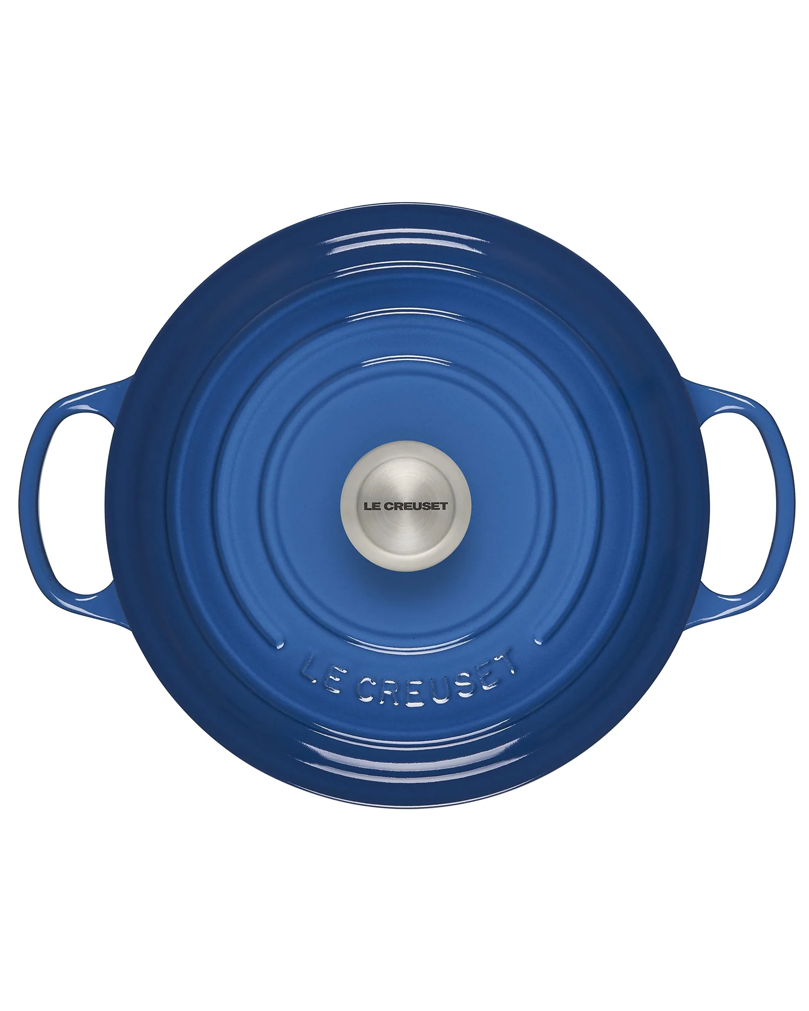 Чугунная кокотница Le Creuset Signature 5.5 qt Синий Marseille — 2