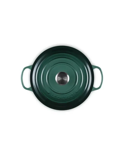 Чугунная кокотница Le Creuset Signature 5.5 qt Зелёный Artichaut