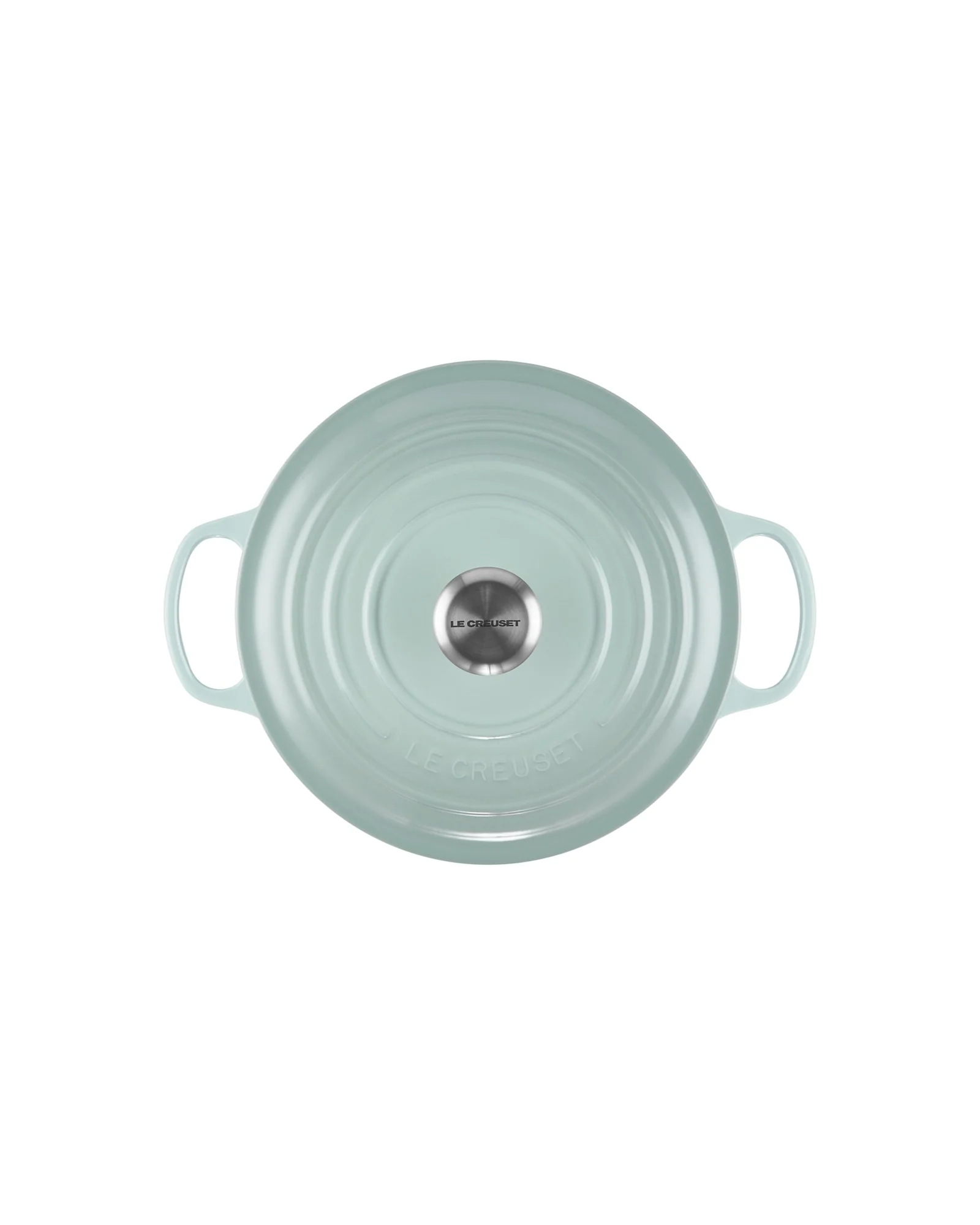 Чугунная кокотница Le Creuset Signature 5.5 qt Серый Sea Salt — 2