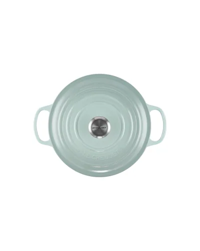 Чугунная кокотница Le Creuset Signature 5.5 qt Серый Sea Salt