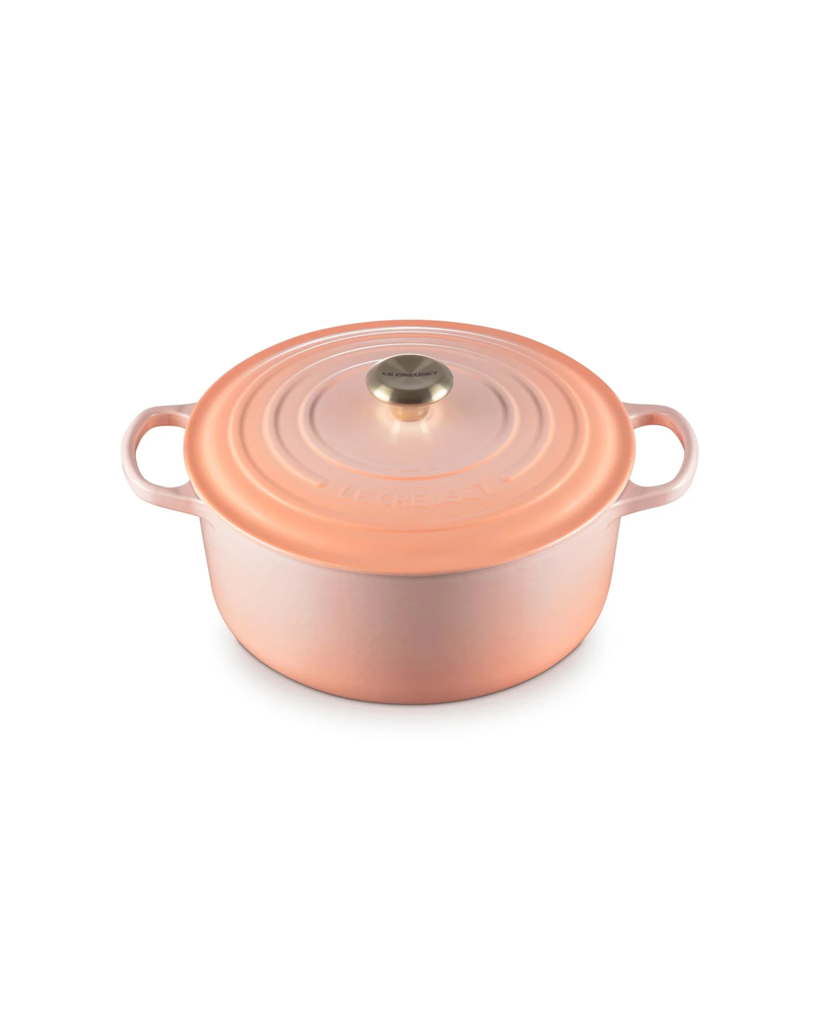 Чугунная кокотница Le Creuset Signature 5.5 qt Персиковый Peche — 1