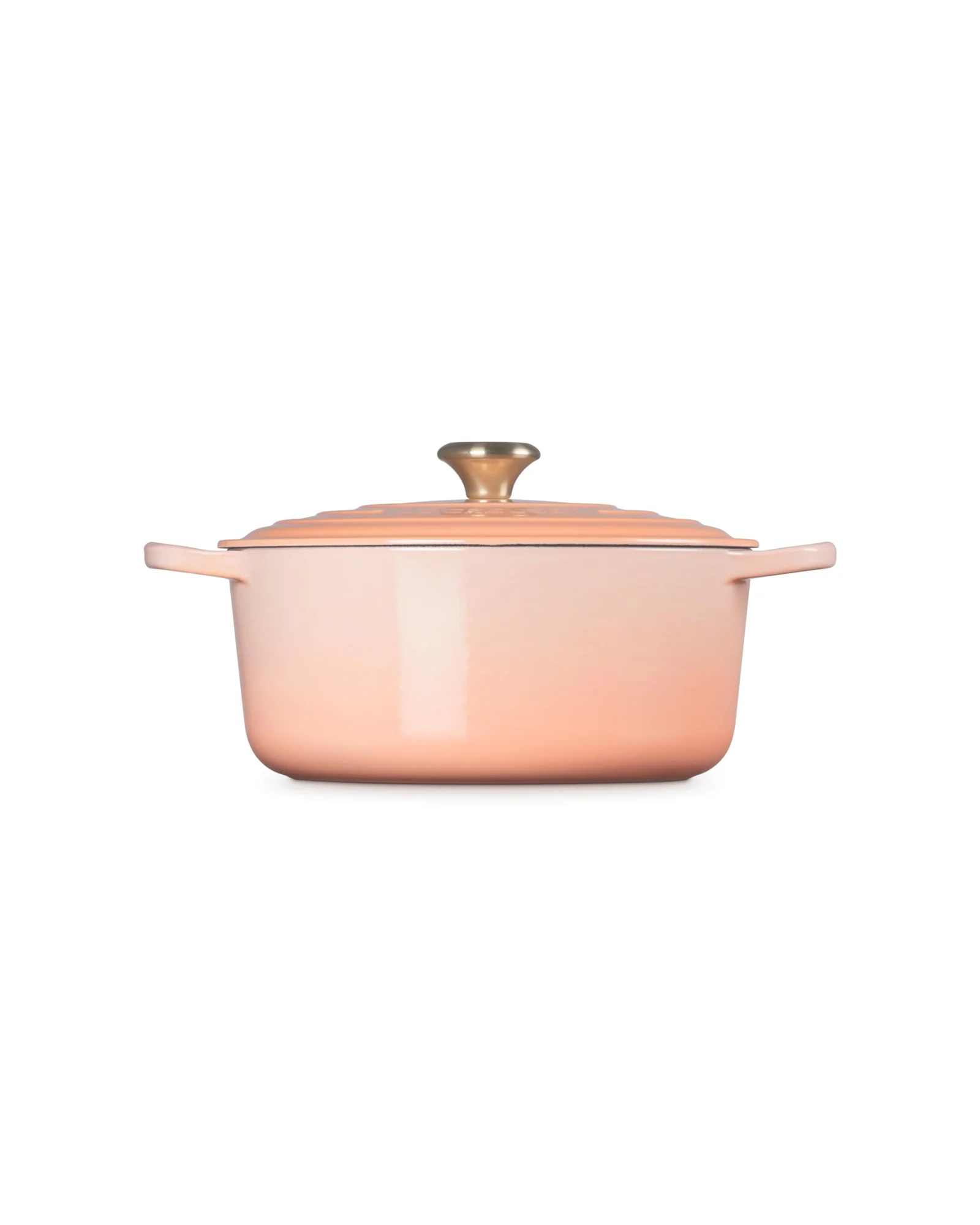 Чугунная кокотница Le Creuset Signature 5.5 qt Персиковый Peche — 2