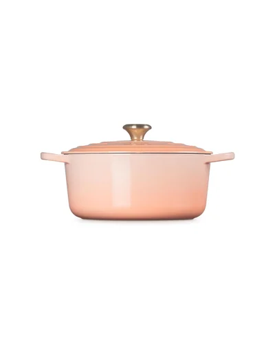 Чугунная кокотница Le Creuset Signature 5.5 qt Персиковый Peche