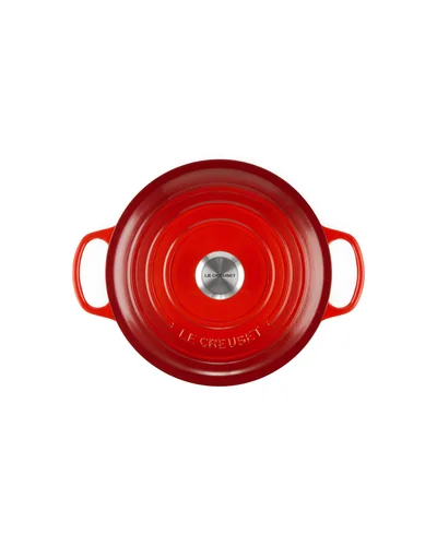 Чугунная кокотница Le Creuset Signature 5.5 qt Вишнёвый Cerise