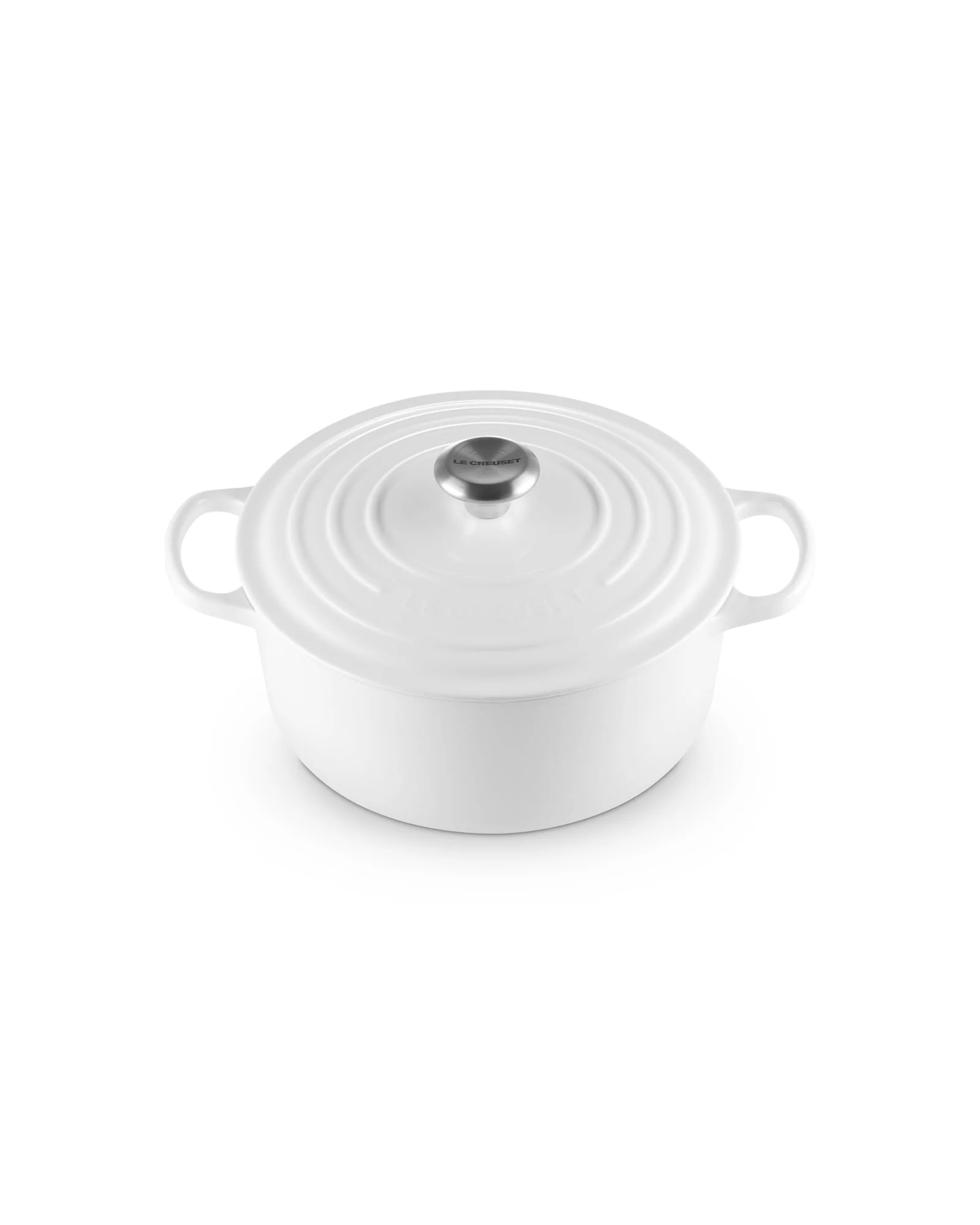 Чугунная кокотница Le Creuset Signature 5.5 qt Белый — 1