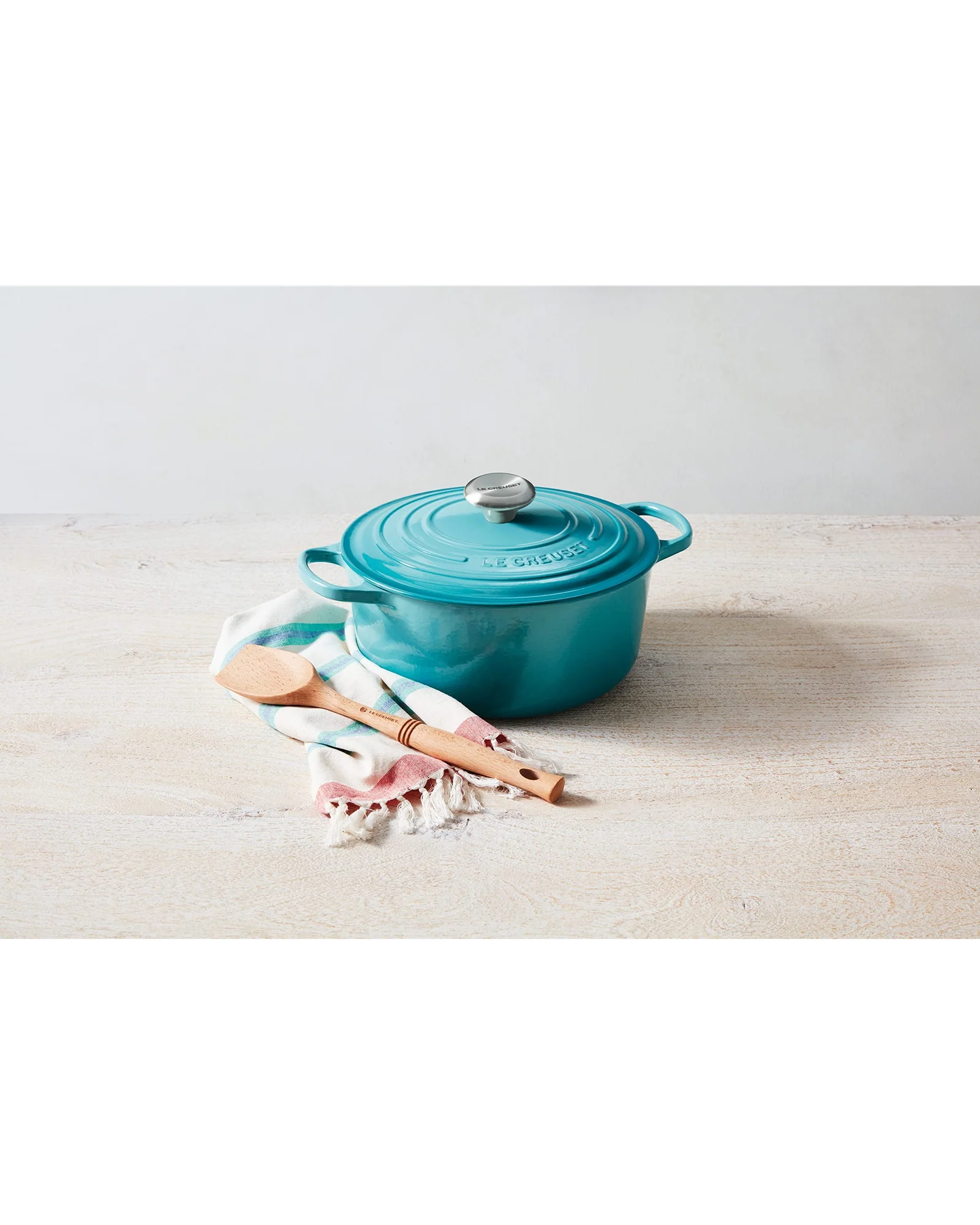 Кастрюля Le Creuset Signature 4.5 qt Голубой Caribbean — 5