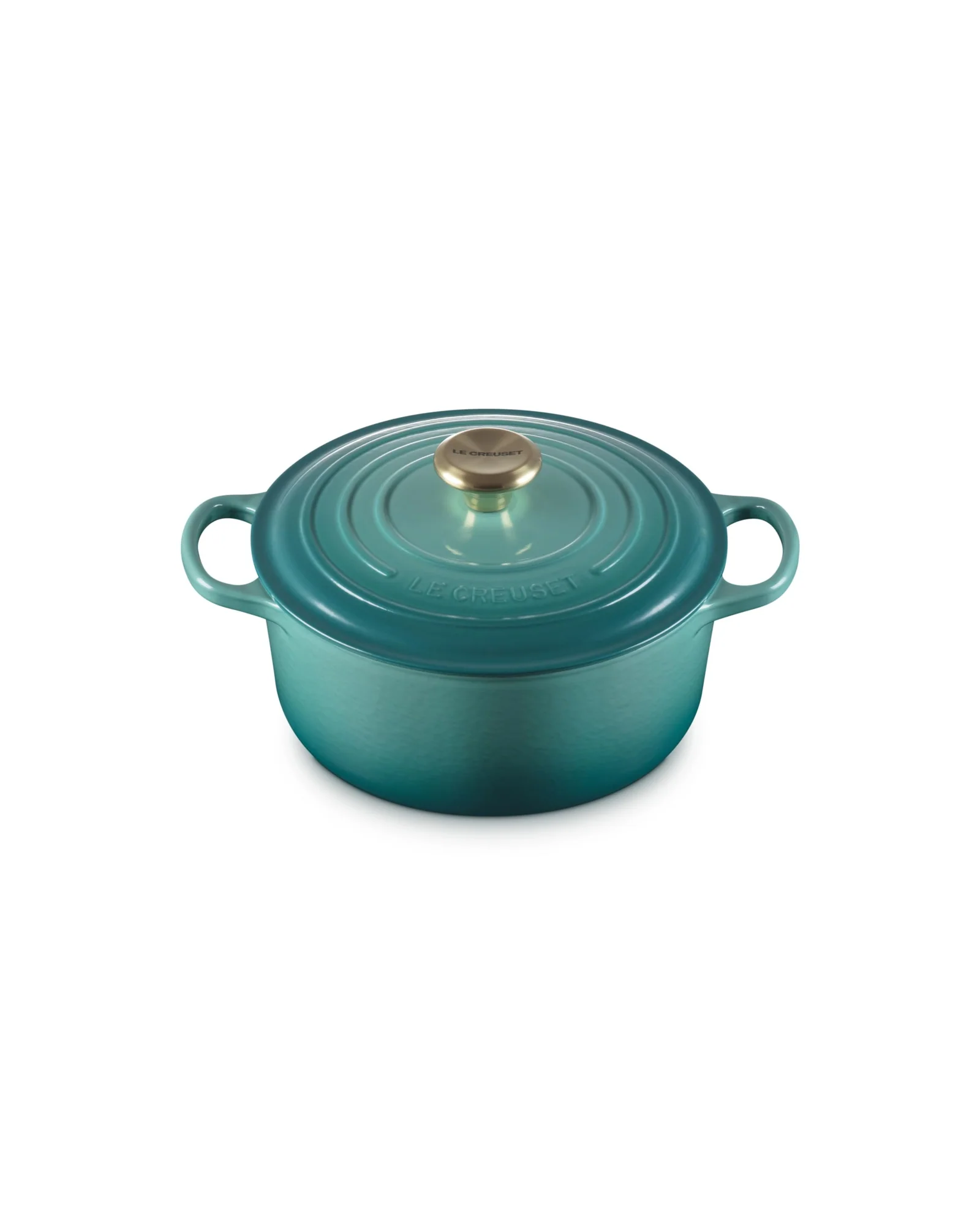 Кастрюля Le Creuset Signature 4.5 qt Голубой Riviera — 1