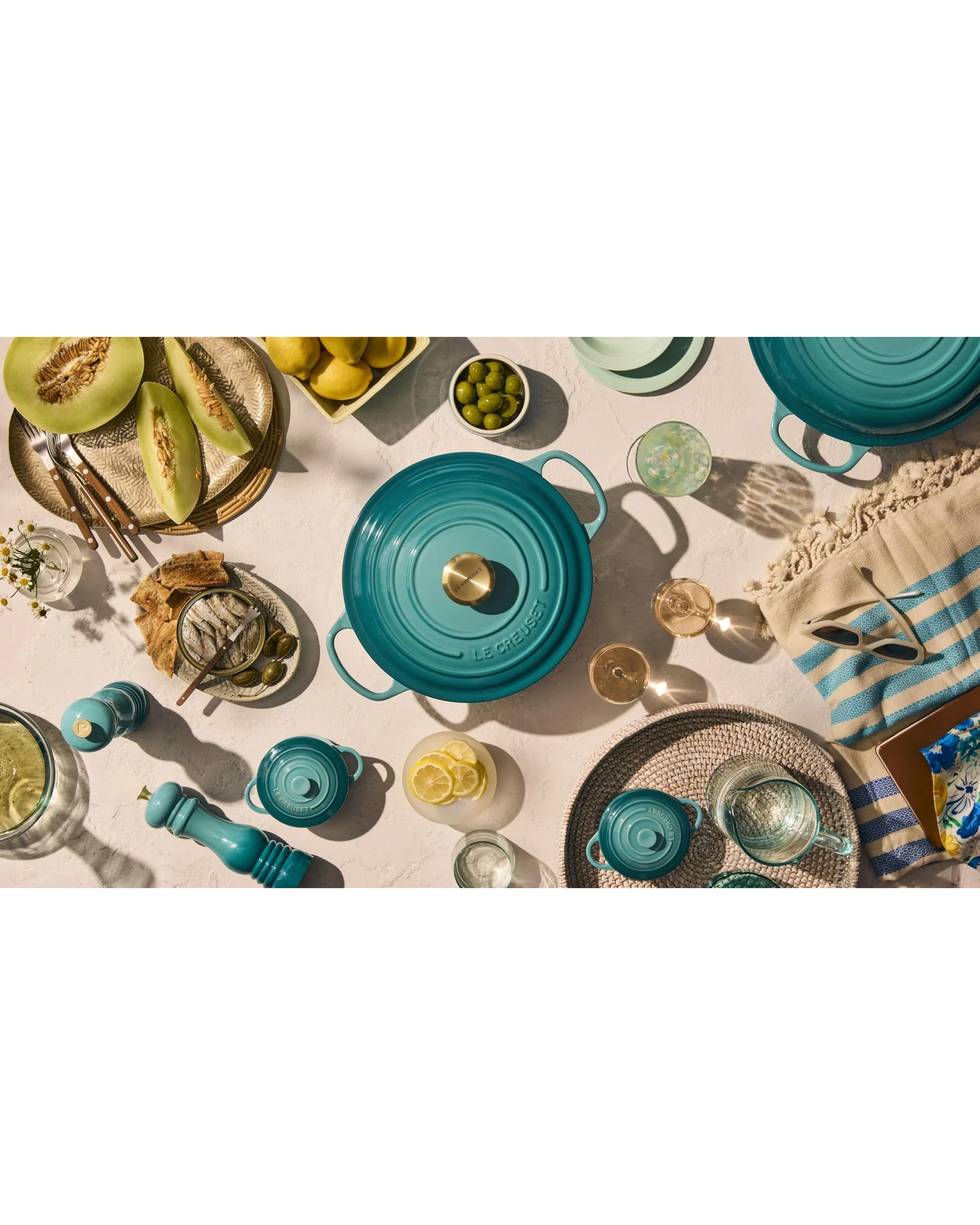 Кастрюля Le Creuset Signature 4.5 qt Голубой Riviera — 5