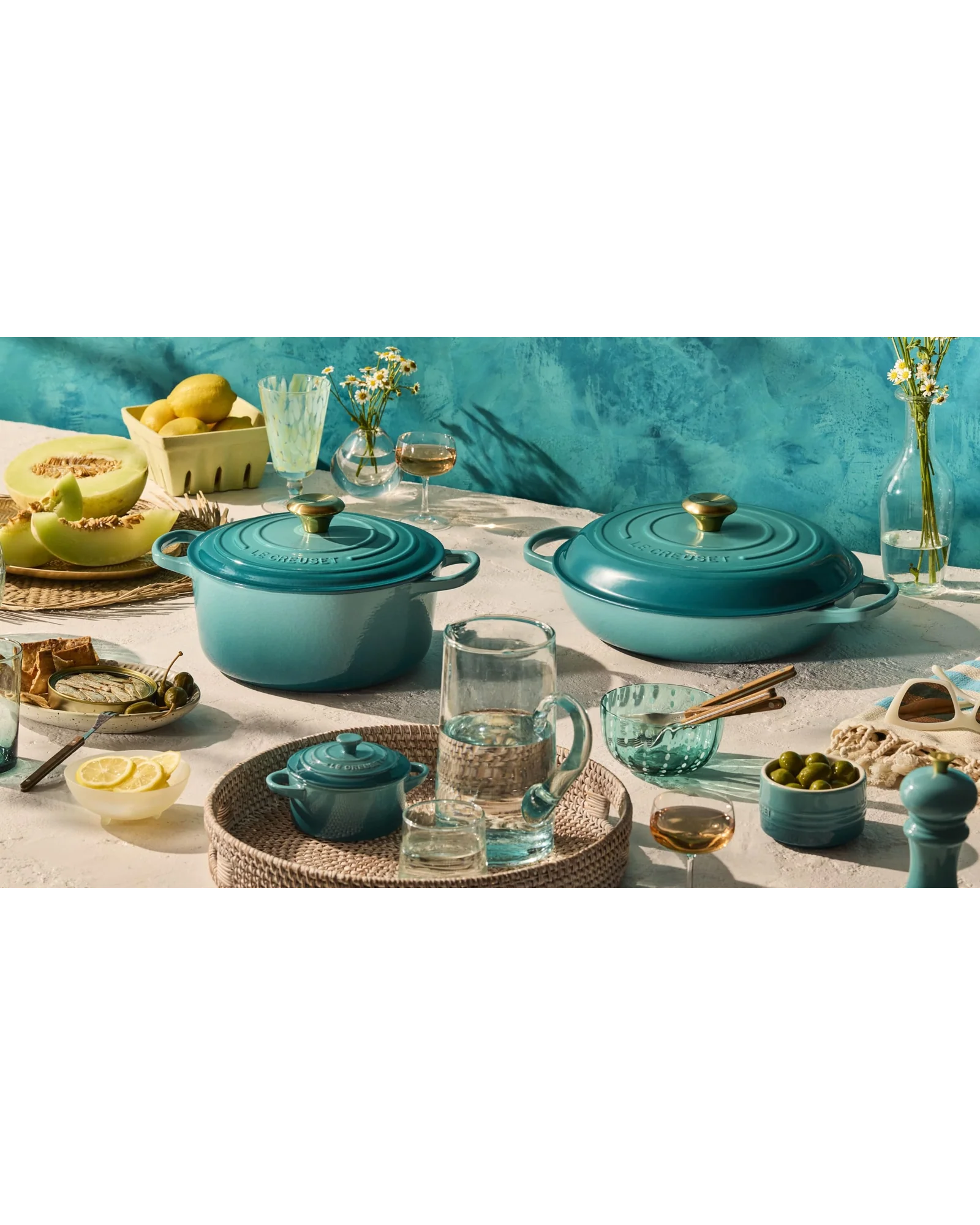 Кастрюля Le Creuset Signature 4.5 qt Голубой Riviera — 6