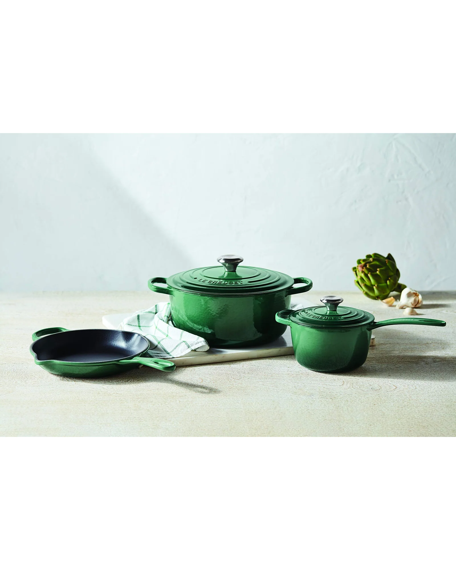 Кастрюля Le Creuset Signature 4.5 qt Зелёный Artichaut — 5