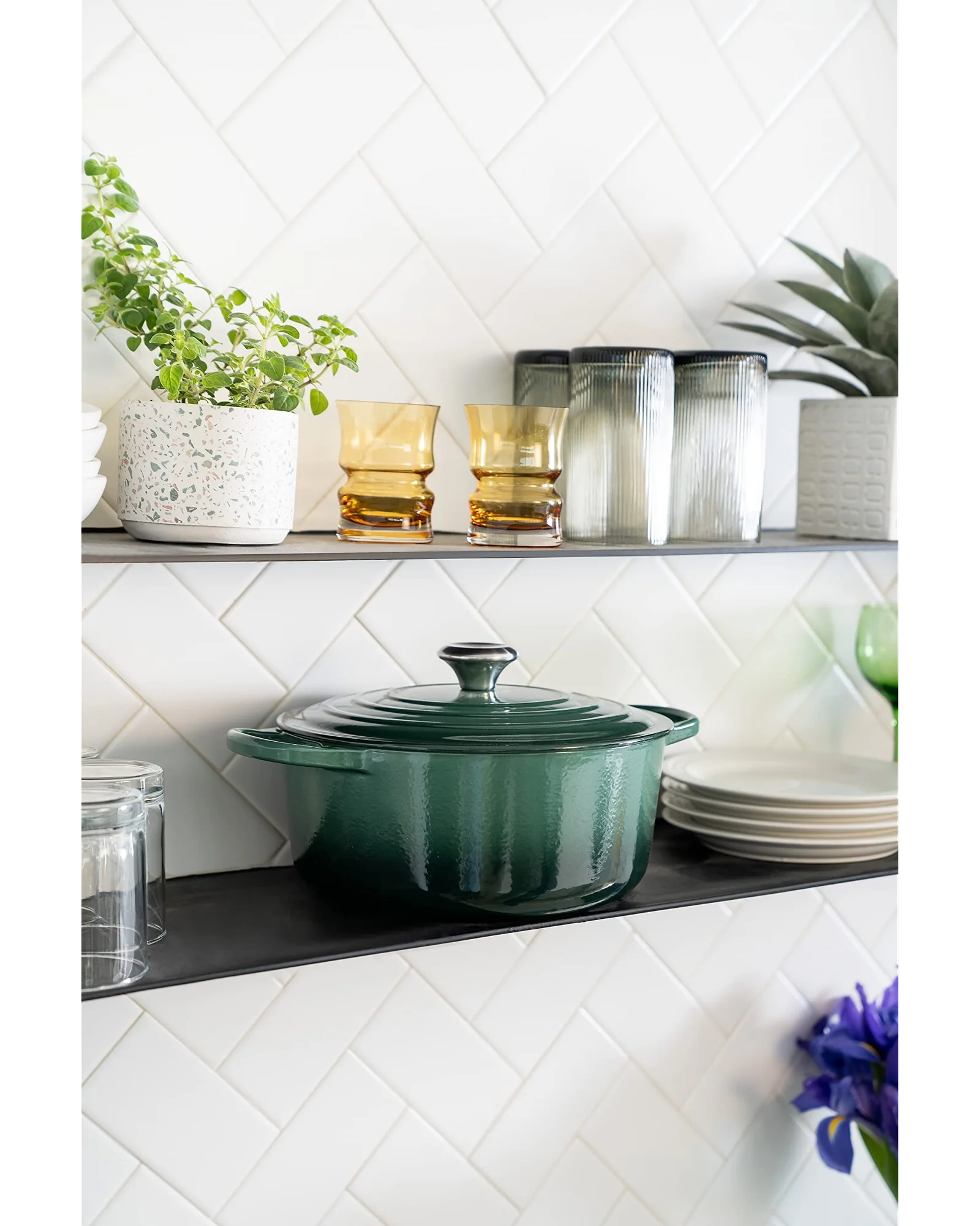 Кастрюля Le Creuset Signature 4.5 qt Зелёный Artichaut — 6