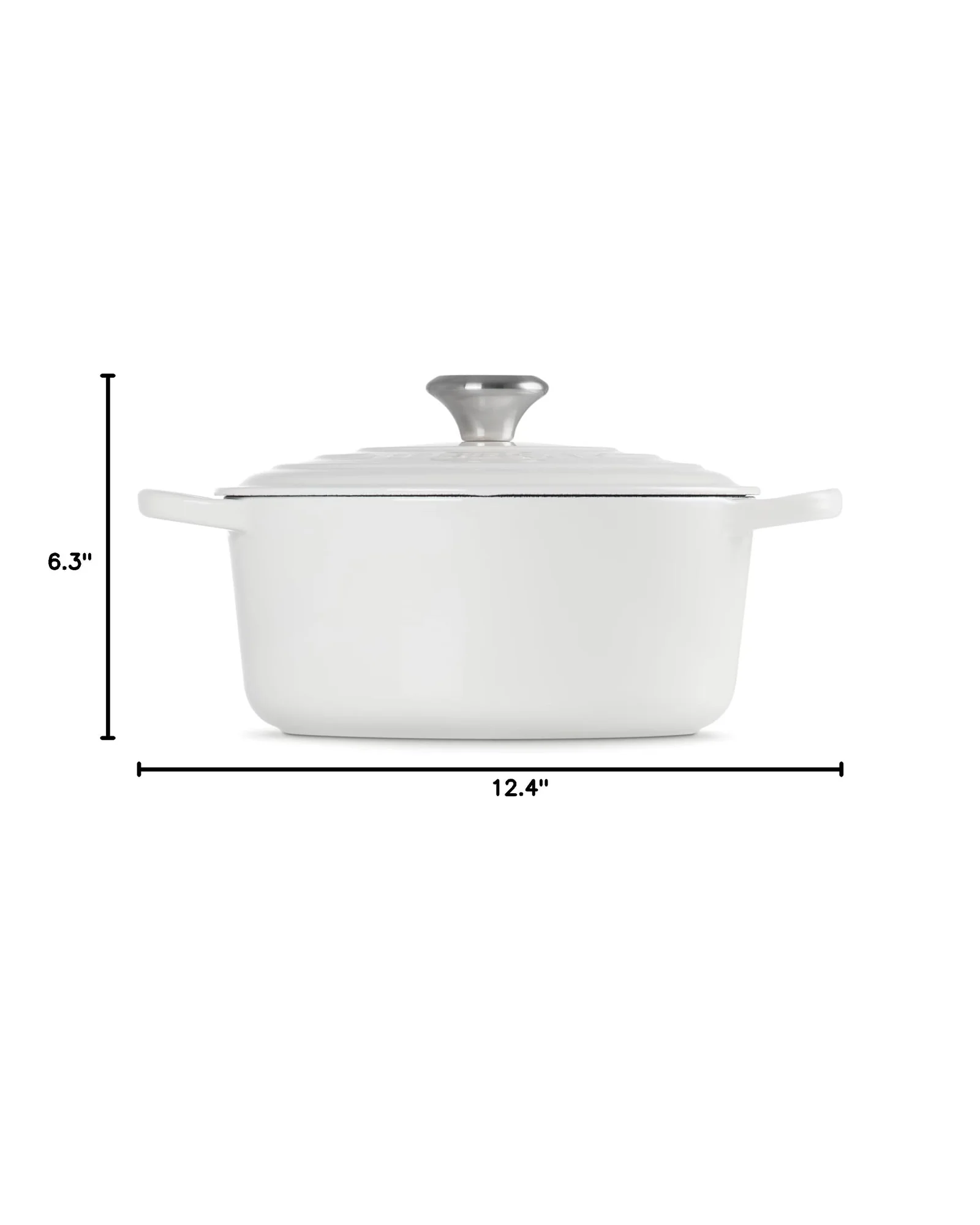 Кастрюля Le Creuset Signature 4.5 qt Белый — 10