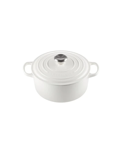 Le Creuset эмалированная чугунная кастрюля 4.5 л, белая