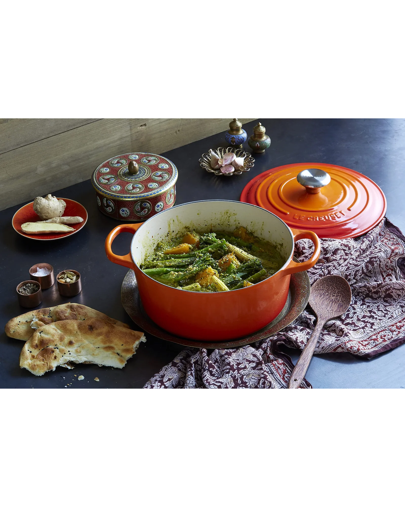 Кастрюля Le Creuset Signature 4.5 qt Оранжевый Flame — 6