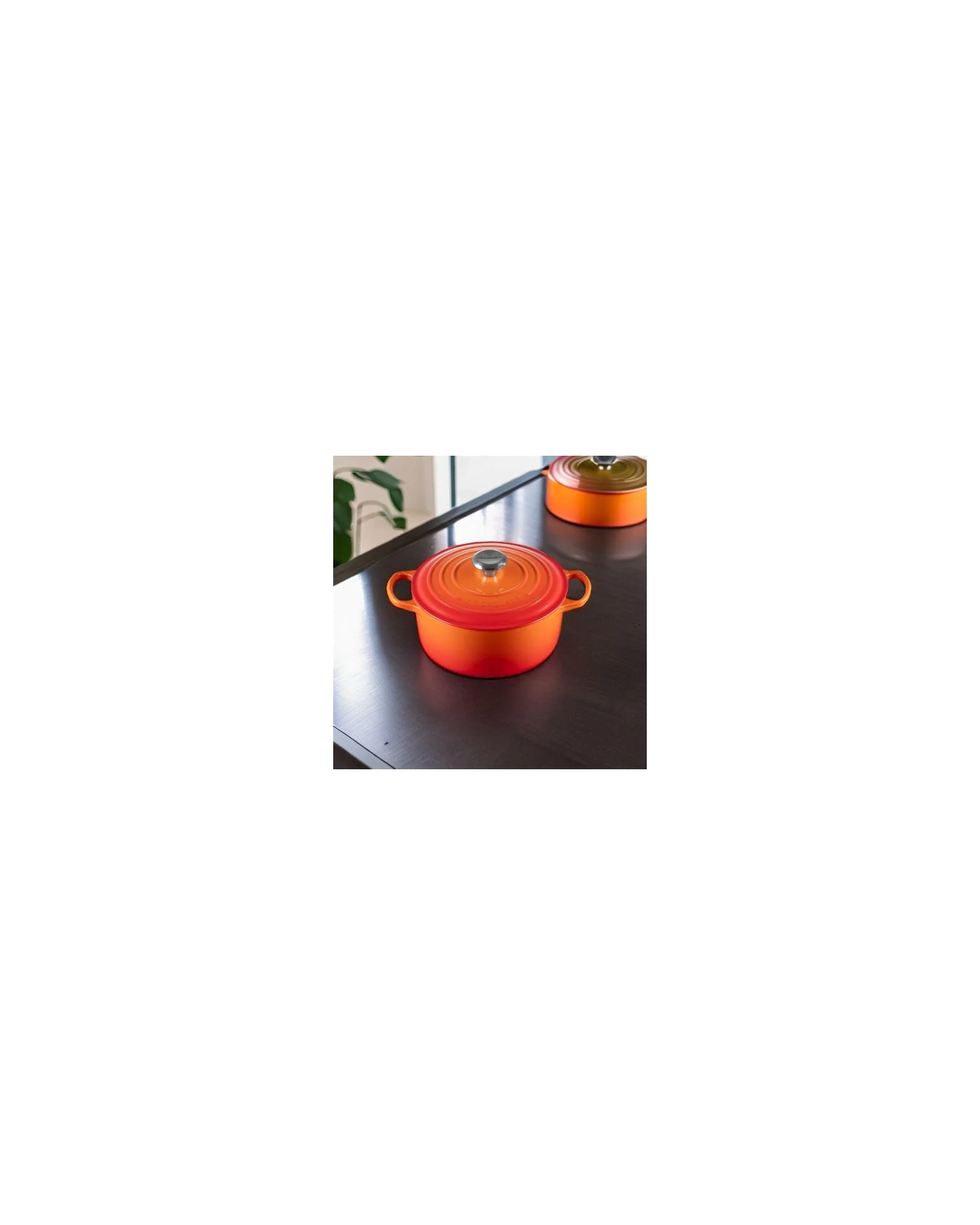 Кастрюля Le Creuset Signature 4.5 qt Оранжевый Flame — 8