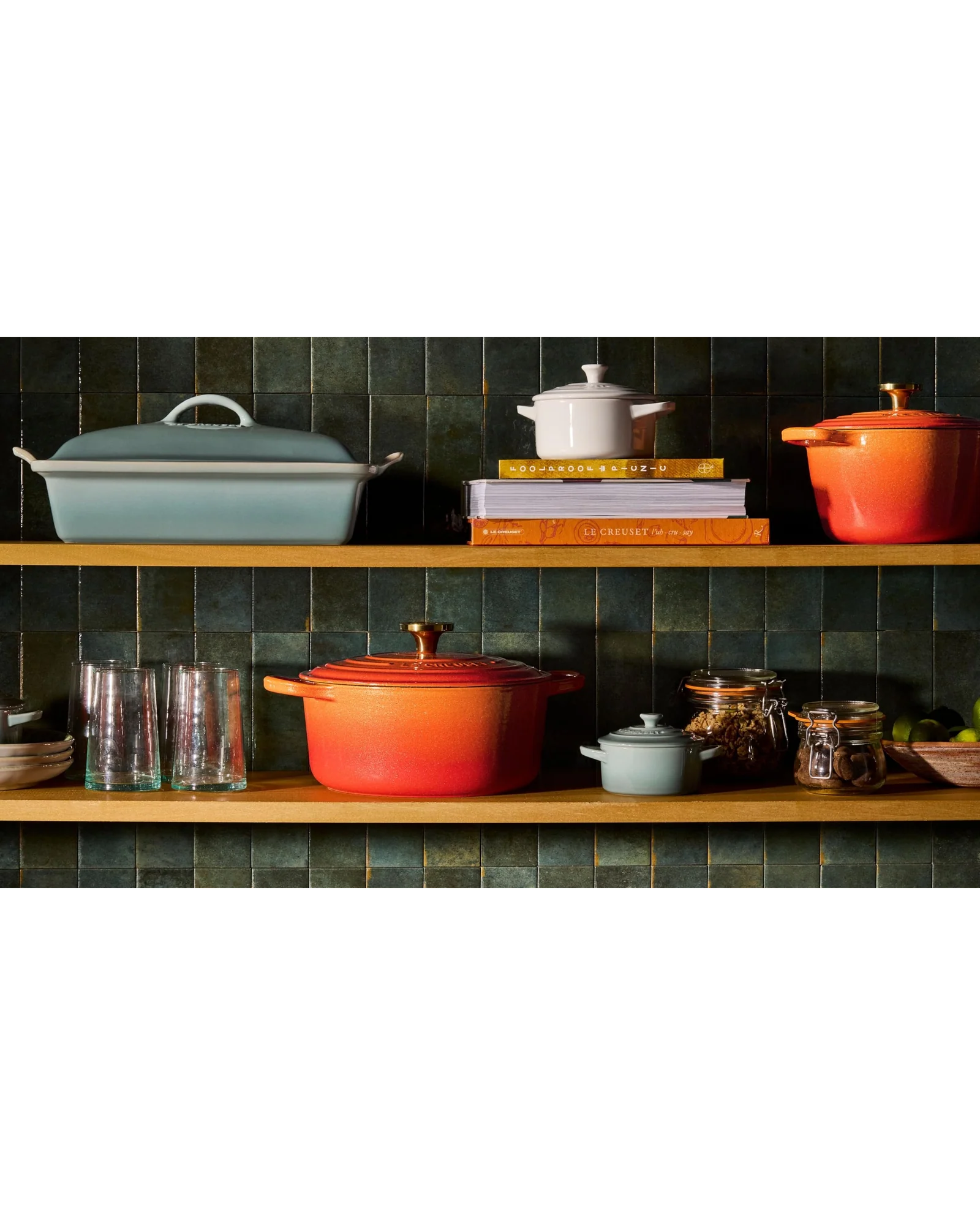 Кастрюля Le Creuset Signature 4.5 qt Золотой Flamme Doree — 8