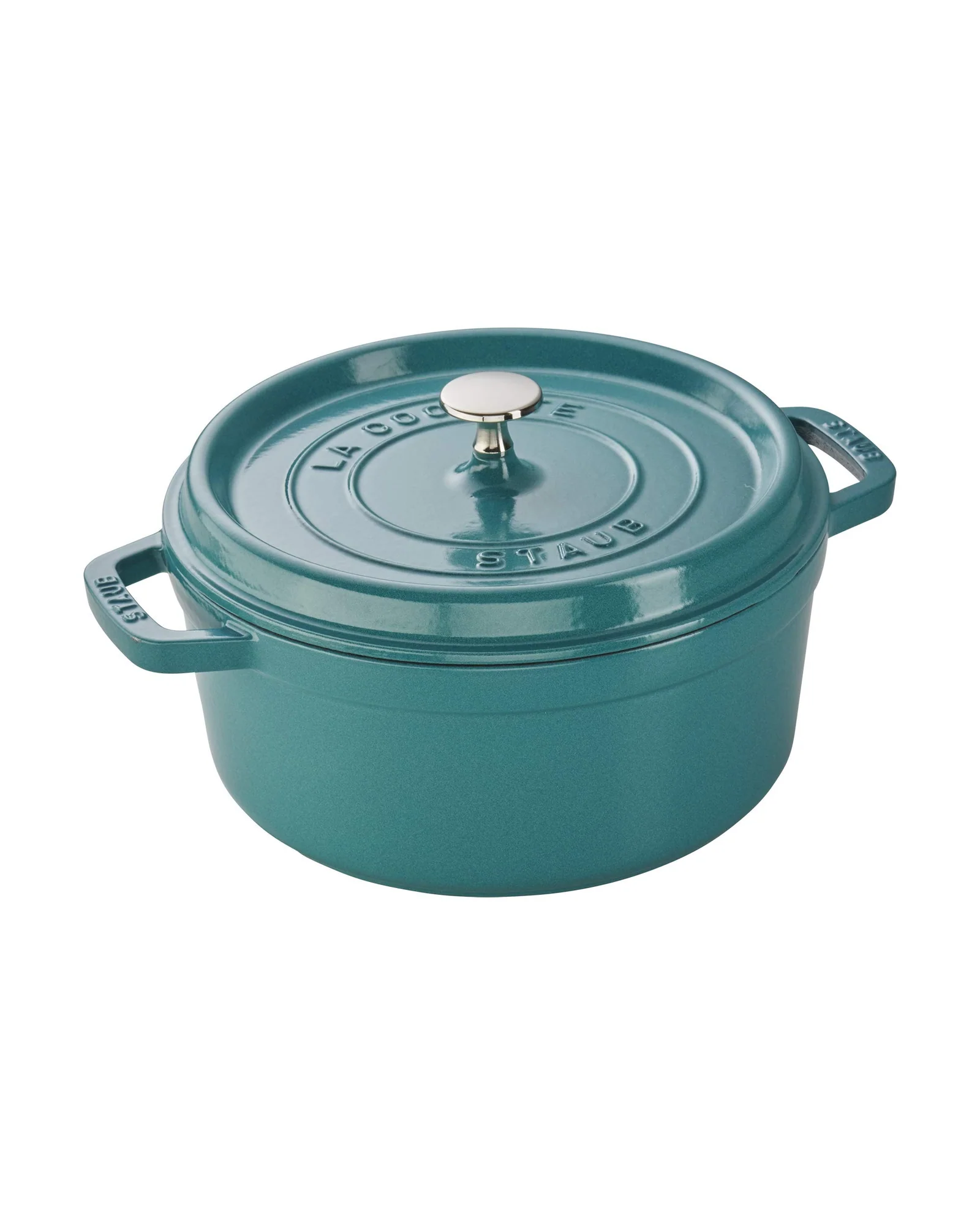Кастрюля Staub Cocotte 4 qt Бирюзовый Turquoise — 1