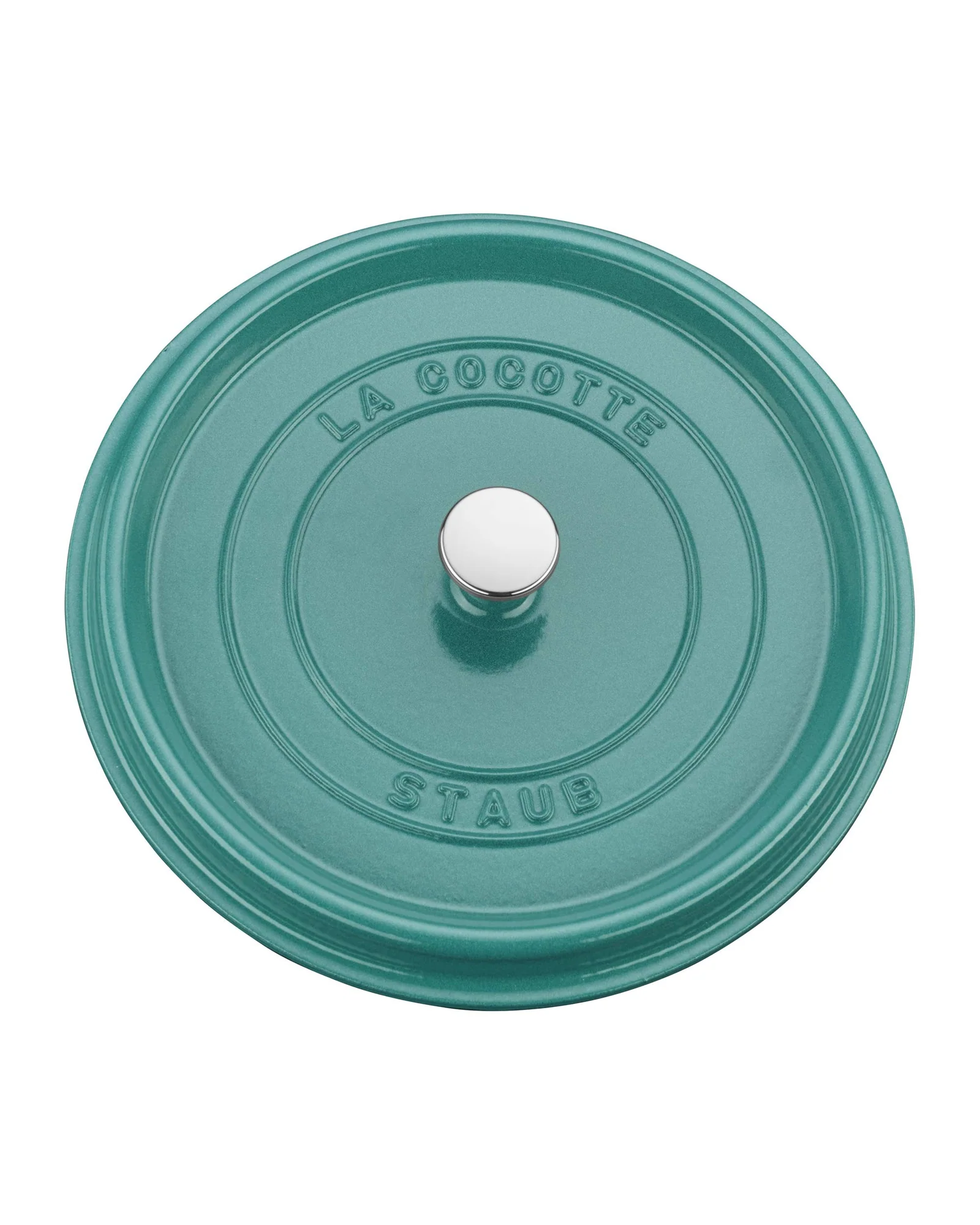 Кастрюля Staub Cocotte 4 qt Бирюзовый Turquoise — 6