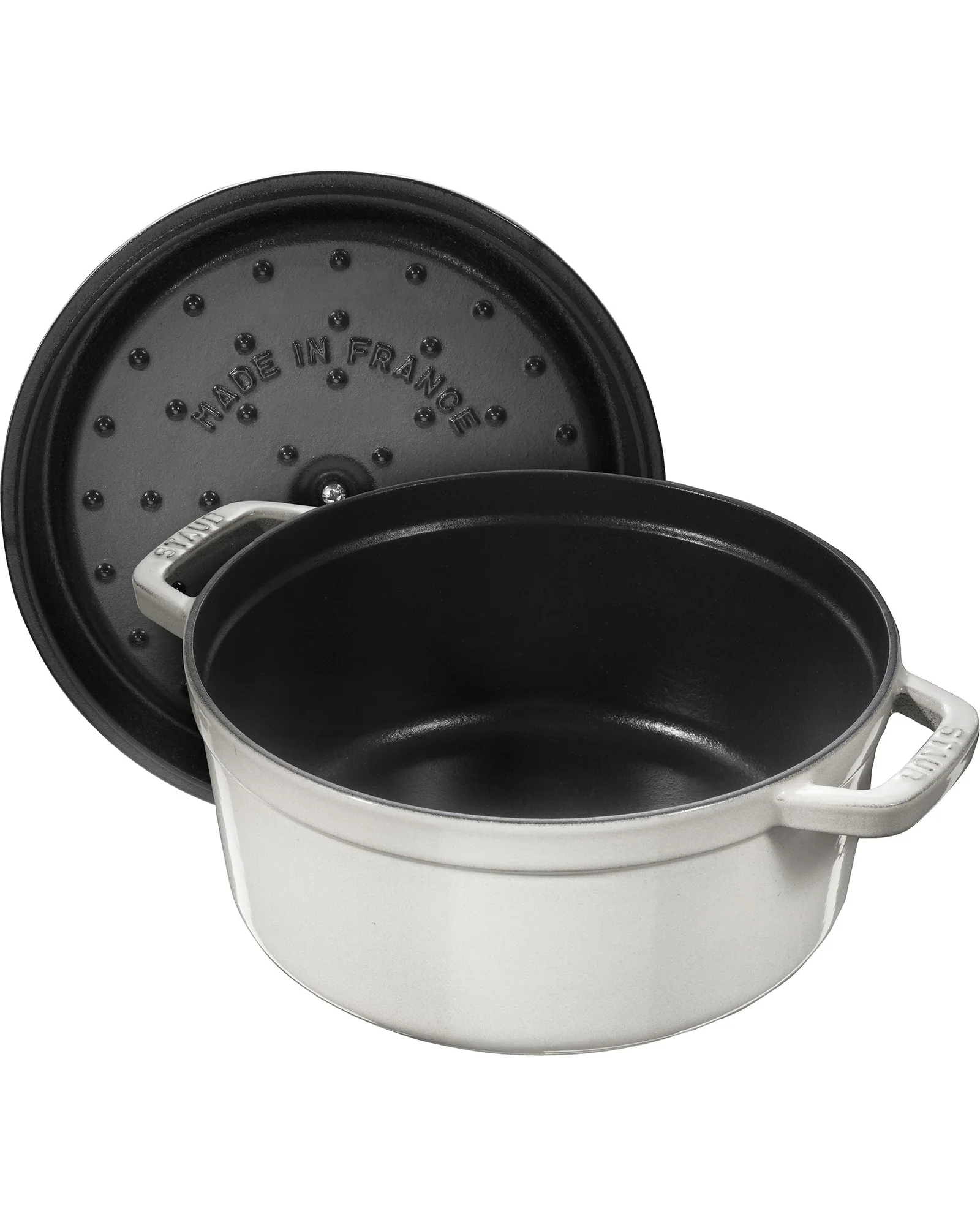 Кастрюля Staub Cocotte 4 qt Кремовый White Truffle — 6