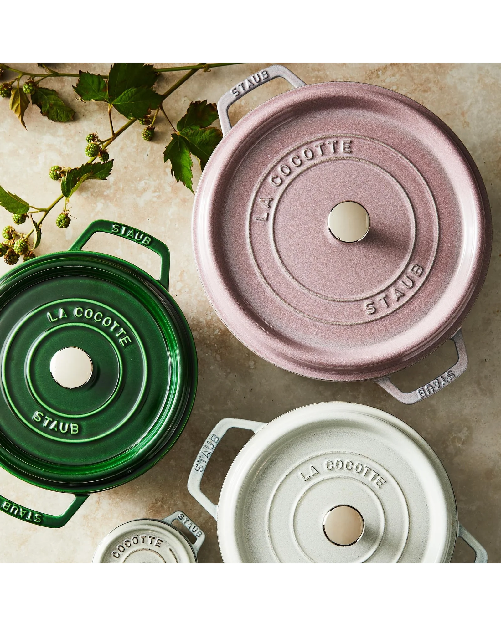 Кастрюля Staub Cocotte 4 qt Сиреневый Lilac — 8