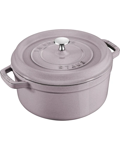 Staub Cast Iron 4 Qt Round Dutch Oven Lilac