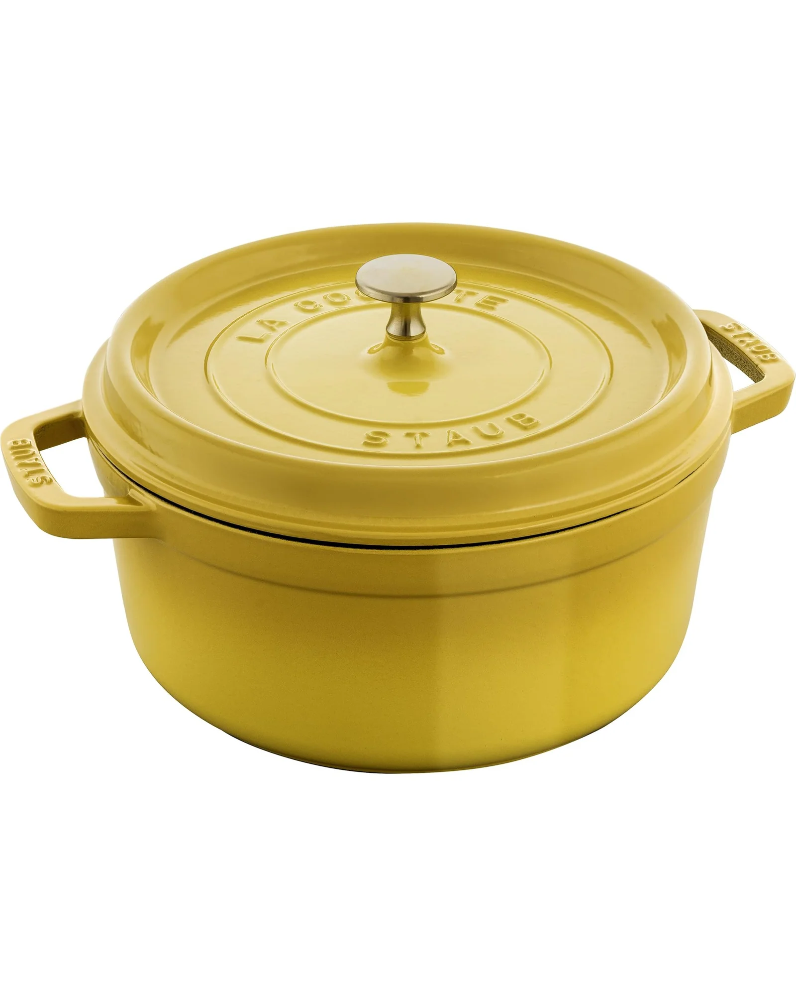 Кастрюля Staub Cocotte 4 qt Лимонный Citron — 1