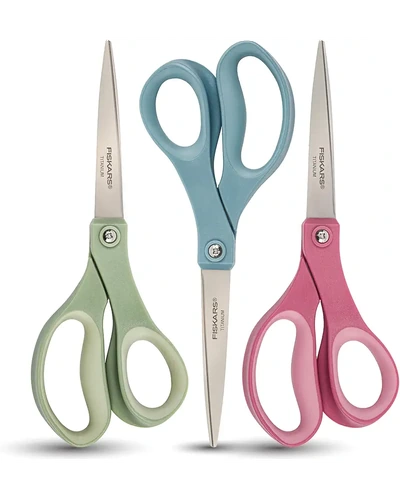 Fiskars 8" Comfort Grip Titanium Scissors — ножницы универсальные