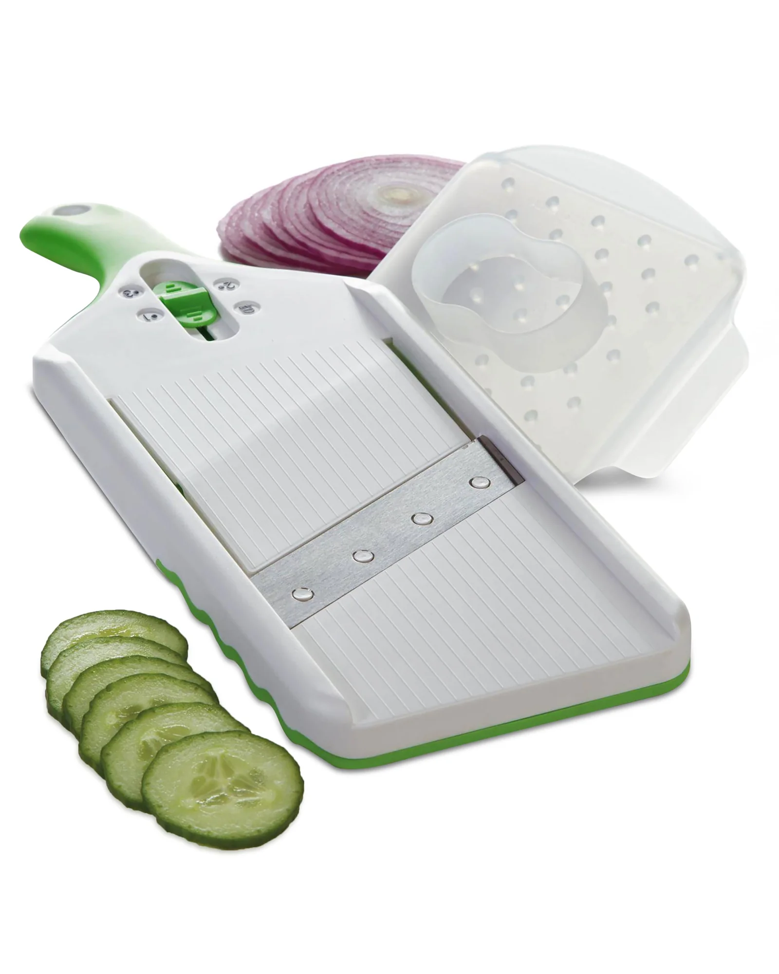 PrepSolutions Adjust-A-Slice Mandoline Slicer, зелёная — 1