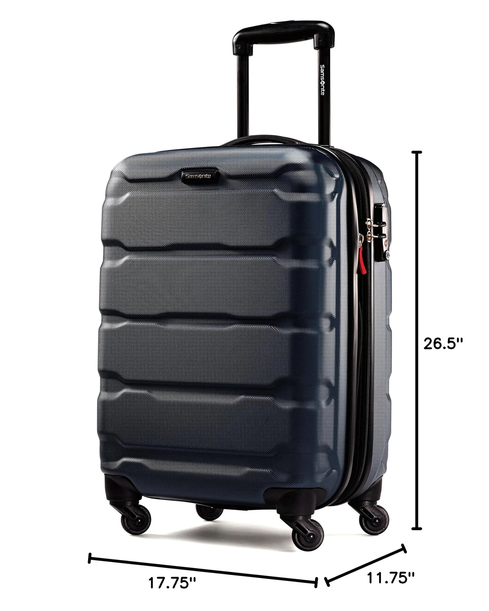 Чемодан Samsonite Omni PC 24" Тёмно-синий Navy — 6
