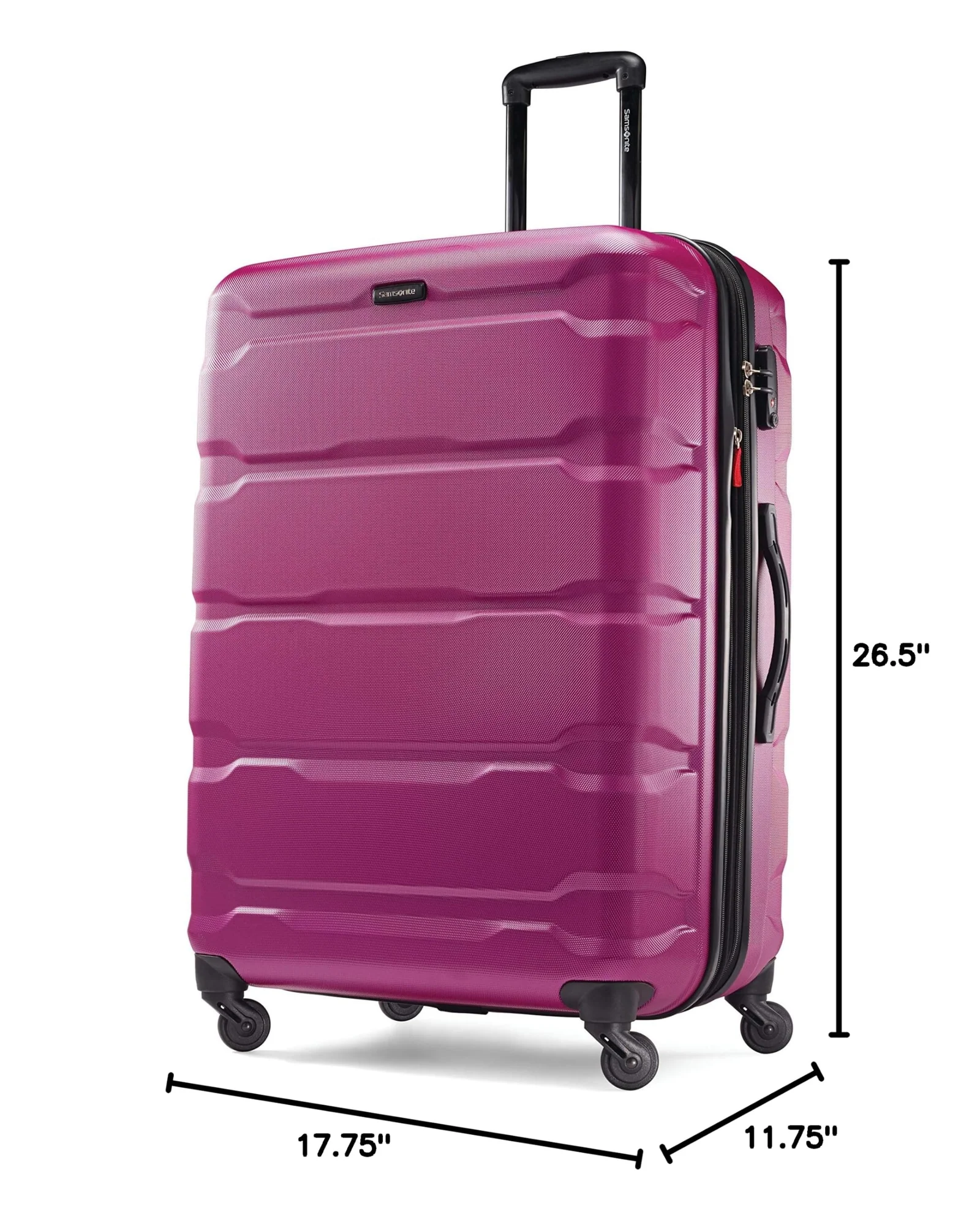 Чемодан Samsonite Omni PC 24" Розовый Radiant Pink — 7