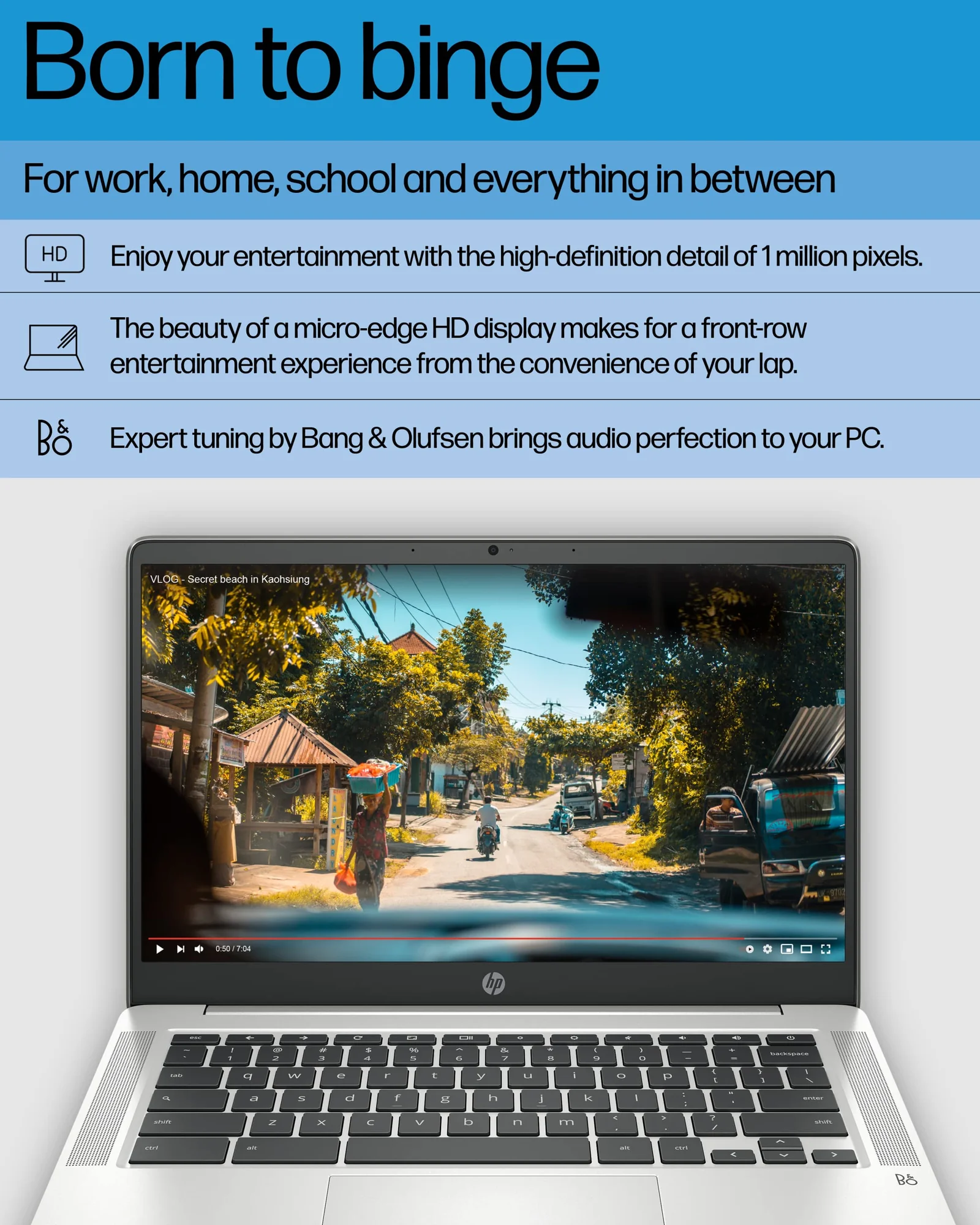 HP Chromebook 14 ноутбук, Celeron N4120, 4GB RAM, 64GB eMMC — 3