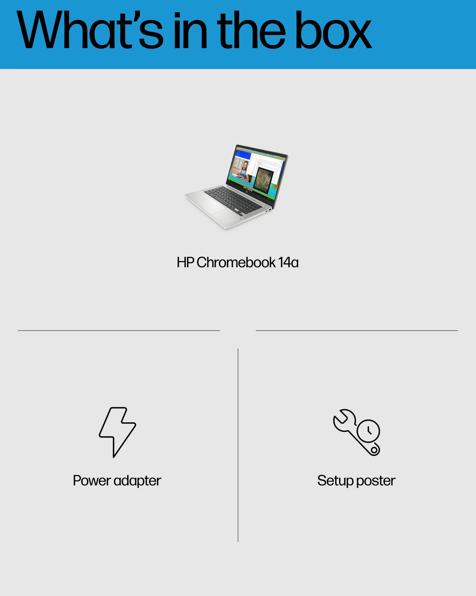 HP Chromebook 14 ноутбук, Celeron N4120, 4GB RAM, 64GB eMMC — 8