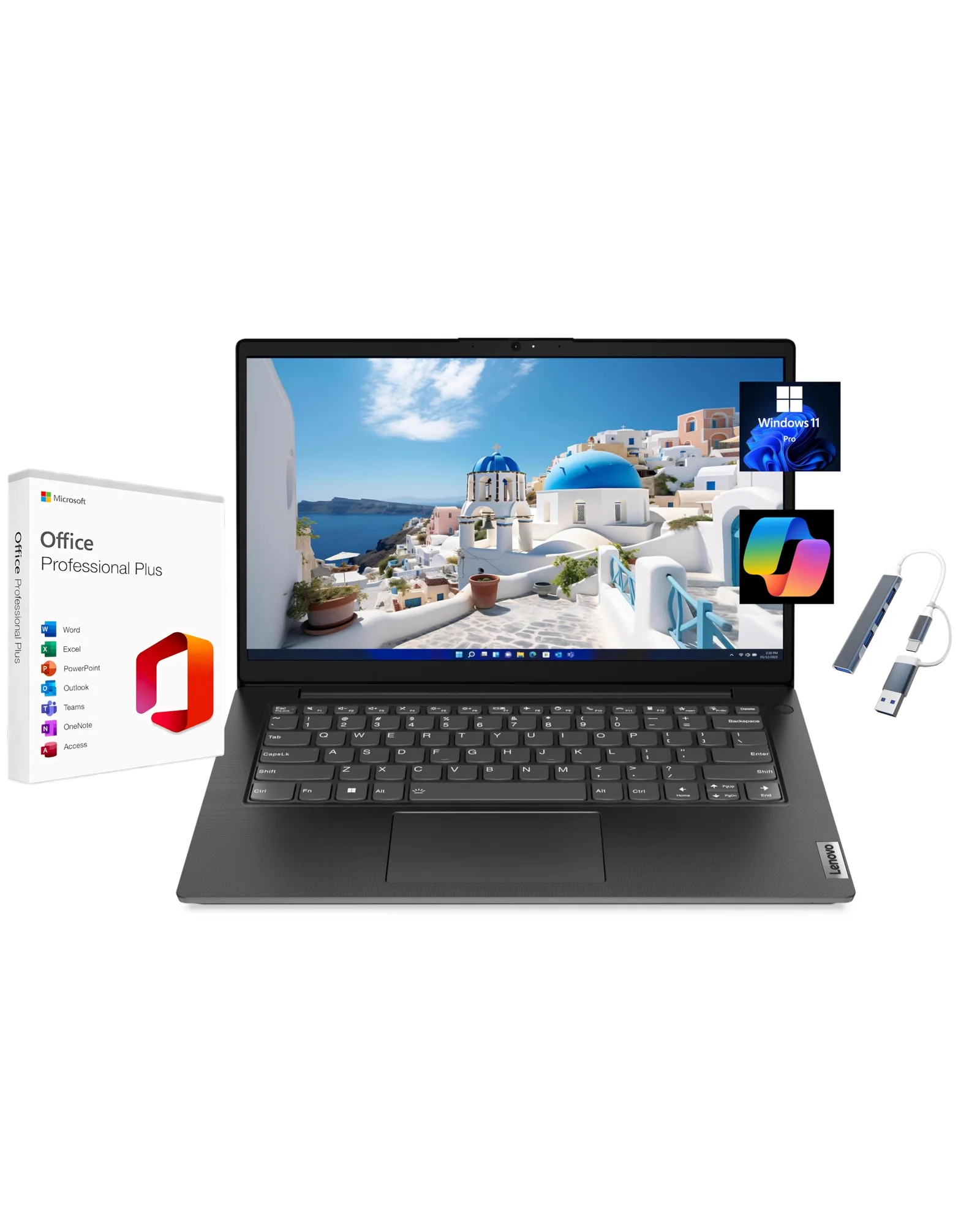 Lenovo V14 G4 — ноутбук 14" FHD (8GB/512GB) — черный