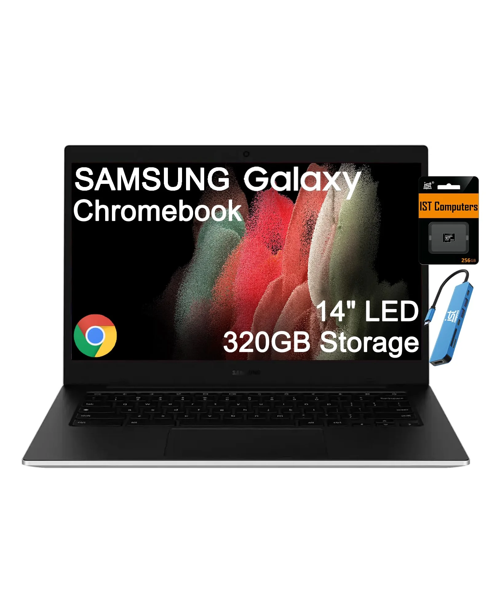 Samsung Galaxy Chromebook Go 14 дюйма — черный